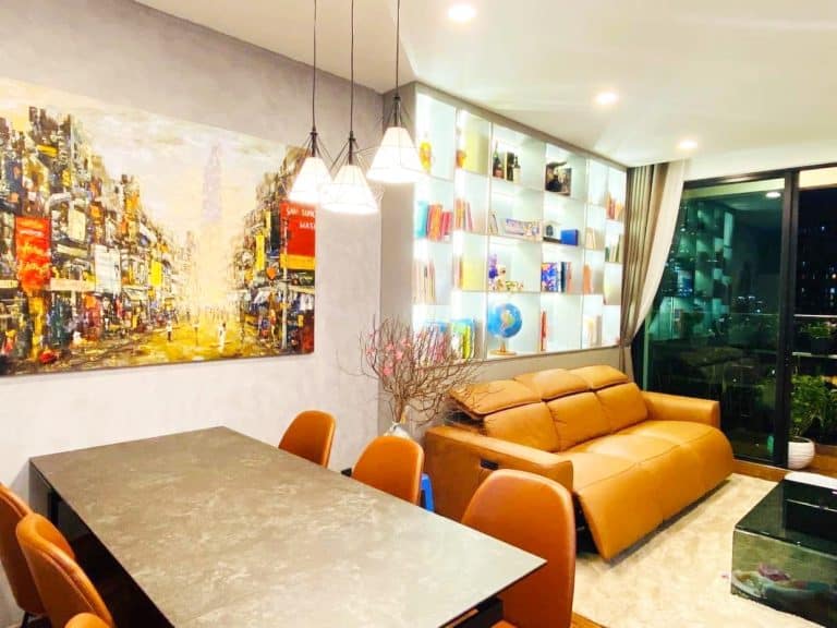 Cho thuê căn hộ 2 phòng ngủ D’Edge Thảo Điền nội thất cao cấp view đẹp