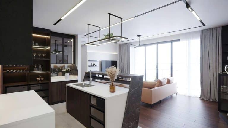Căn hộ cho thuê 3 phòng ngủ D’Edge Thảo Điền sang trọng view thoáng đẹp
