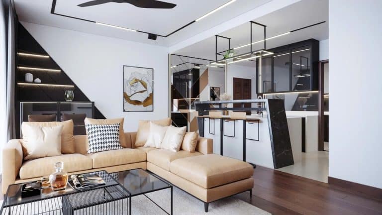 Căn hộ cho thuê 3 phòng ngủ D’Edge Thảo Điền sang trọng view thoáng đẹp
