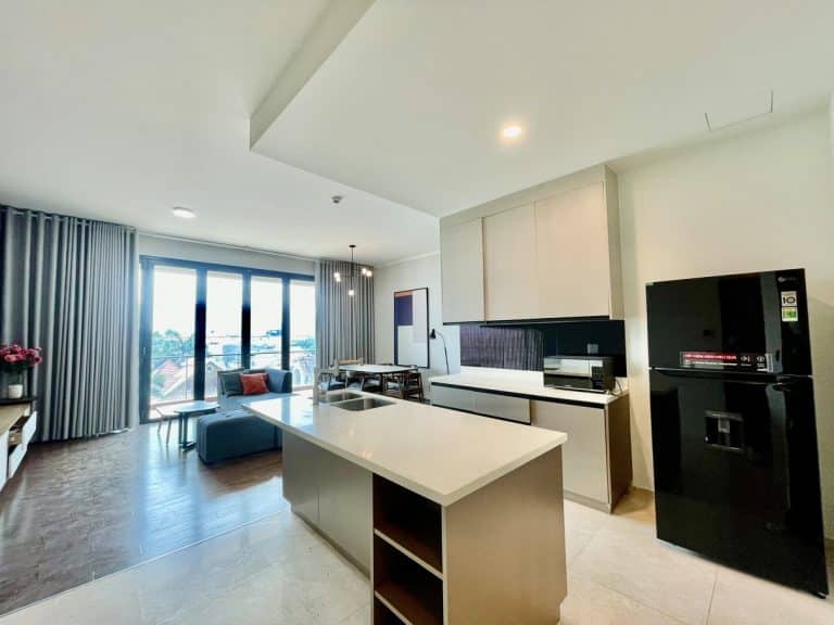 Căn hộ cho thuê 3 phòng ngủ D’Edge Thảo Điền full cao cấp view thoáng mát
