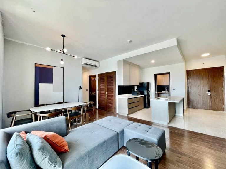 Căn hộ cho thuê 3 phòng ngủ D’Edge Thảo Điền full cao cấp view thoáng mát