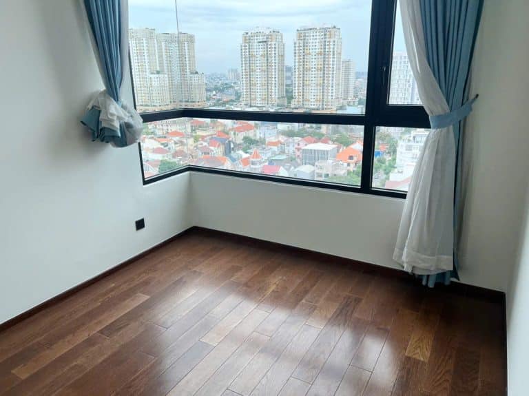 Căn hộ 4 phòng ngủ cho thuê D’Edge Thảo Điền view sông đẹp nhà trống