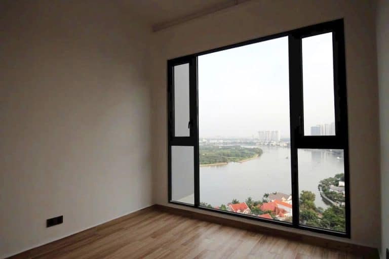 Căn hộ duplex 4 phòng ngủ cho thuê D’Edge Thảo Điền nhà trống view sông