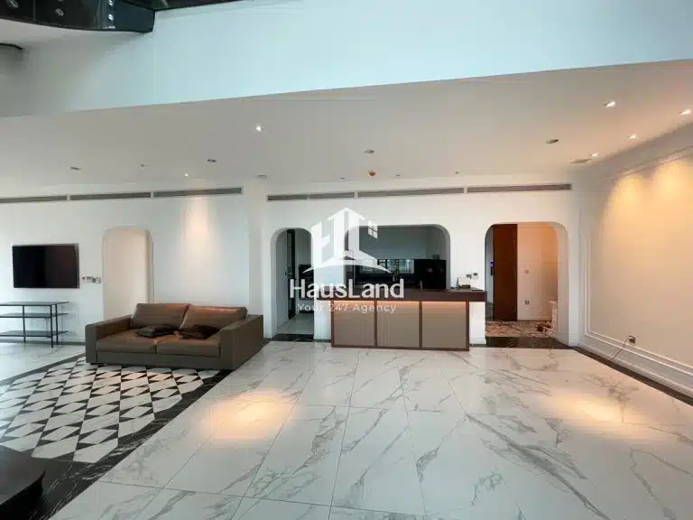 Căn Penthouse duplex 5 phòng ngủ cho thuê D’Edge Thảo Điền trống view sông