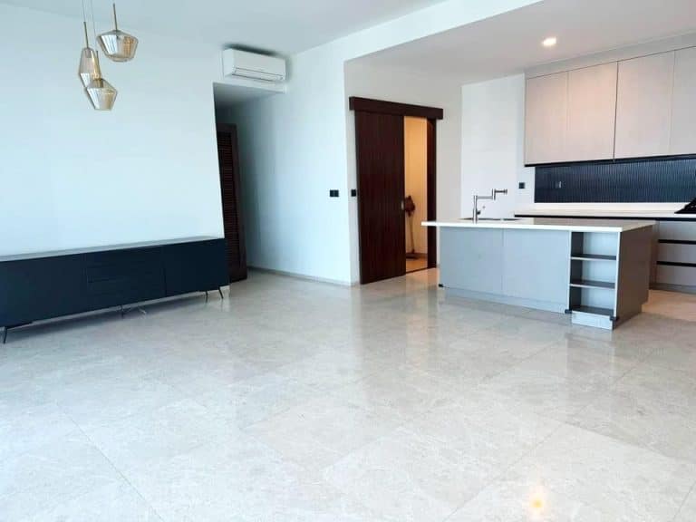 Căn hộ 4 phòng ngủ cho thuê D’Edge Thảo Điền không nội thất view sông