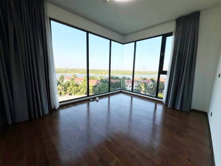 Căn hộ 4 phòng ngủ cho thuê D’Edge Thảo Điền không nội thất view sông