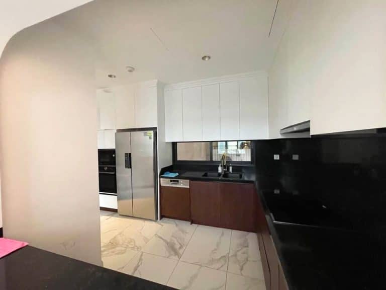 Penthouse duplex 3 phòng ngủ cho thuê D’Edge Thảo Điền nhà đẹp view sông