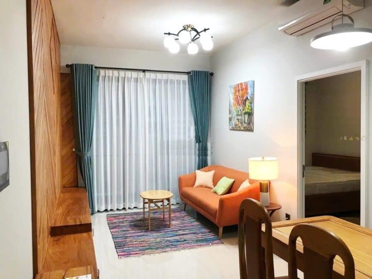 Cho thuê căn hộ Q2 Thảo Điền 1 phòng ngủ full nội thất tầng cao giá tốt