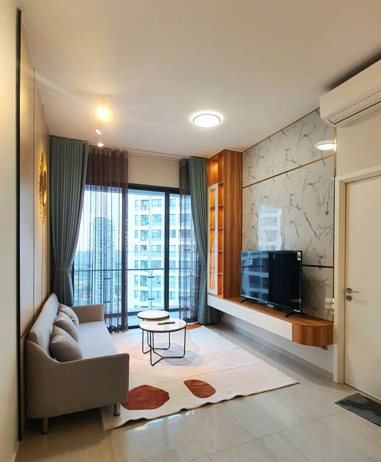 Cho thuê căn hộ Q2 Thảo Điền 1 phòng ngủ đầy đủ nội thất tầng cao thoáng