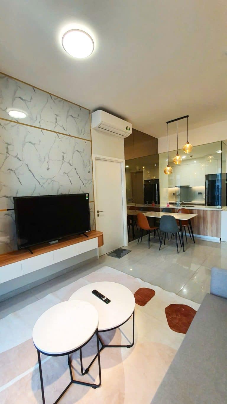 Cho thuê căn hộ Q2 Thảo Điền 1 phòng ngủ đầy đủ nội thất tầng cao thoáng