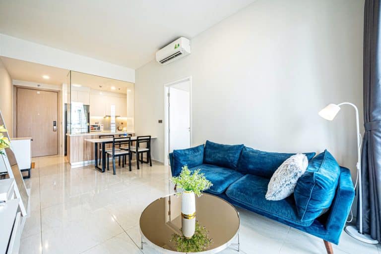 Cho thuê gấp căn hộ Q2 Thảo Điền 1 phòng ngủ nội thất đầy đủ thoáng mát