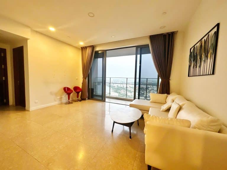 Căn hộ 3 phòng ngủ Q2 Thảo Điền cho thuê có nội thất lầu cao view sông