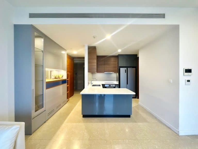 Căn hộ 3 phòng ngủ Q2 Thảo Điền cho thuê có nội thất lầu cao view sông