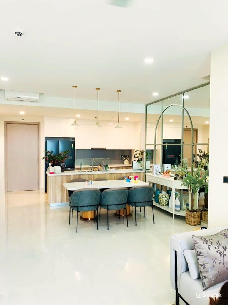 Căn hộ 3 phòng ngủ Q2 Thảo Điền cho thuê nhà đẹp rộng rãi view sông mát
