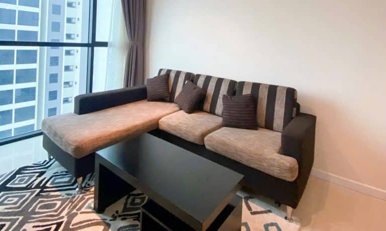 Căn hộ cho thuê The Ascent tầng cao nội thất đẹp 2 phòng ngủ view L81