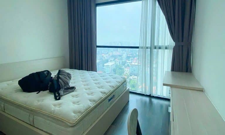 Căn hộ cho thuê The Ascent tầng cao nội thất đẹp 2 phòng ngủ view L81