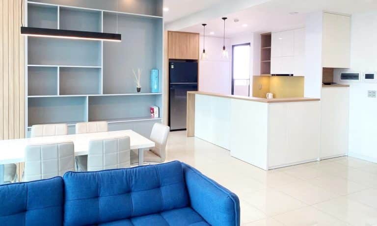 Cho thuê The Ascent tầng cao nội thất full 3 phòng ngủ view sông tuyệt đẹp
