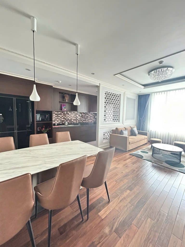 Căn hộ 2PN Leman Luxury Nguyễn Đình Chiểu Cho Thuê –  Nội Thất Hiện Đại, View Thành Phố Lung Linh