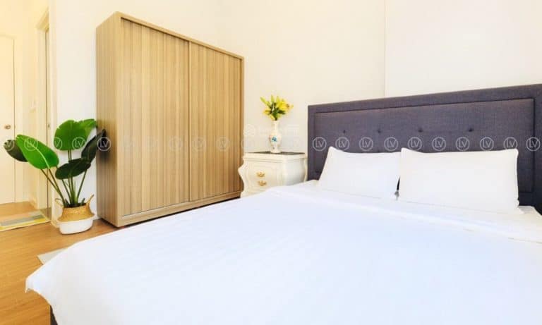 Căn hộ 1 phòng ngủ M One Gia Định cần cho thuê đầy đủ nội thất tầng cao