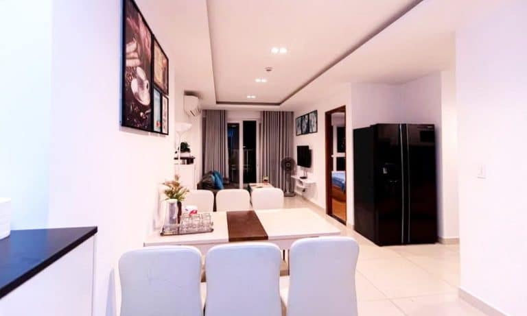 Cho thuê căn hộ M One Gia Định 2 phòng ngủ có đầy đủ nội thất sang trọng