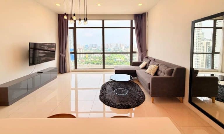 Cho thuê căn hộ 1 phòng ngủ The Nassim Thảo Điền tầng cao view thoáng