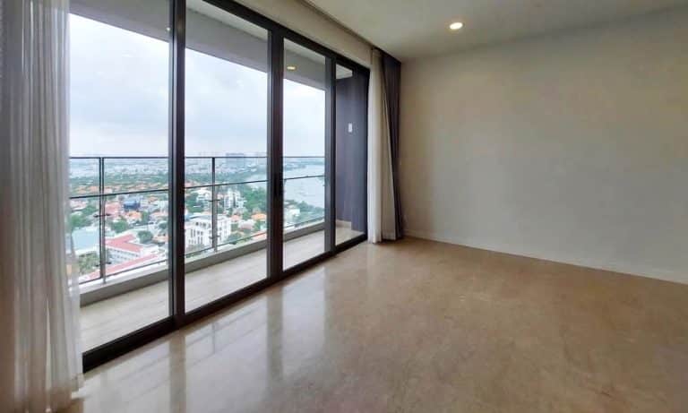 Căn hộ The Nassim Thảo Điền cho thuê 3 phòng ngủ nhà trống view thoáng