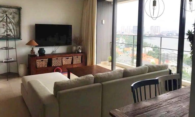 Căn hộ The Nassim Thảo Điền cho thuê 3 phòng ngủ sang trọng view sông