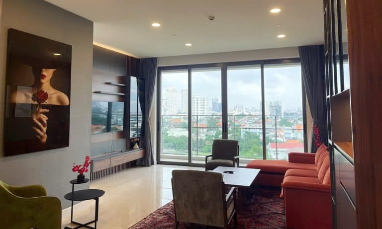 Căn hộ The Nassim Thảo Điền cho thuê 3 phòng ngủ nội thất cao cấp thoáng