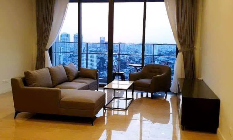 Căn hộ The Nassim Thảo Điền cho thuê 3 phòng ngủ rộng đủ nội thất view sông