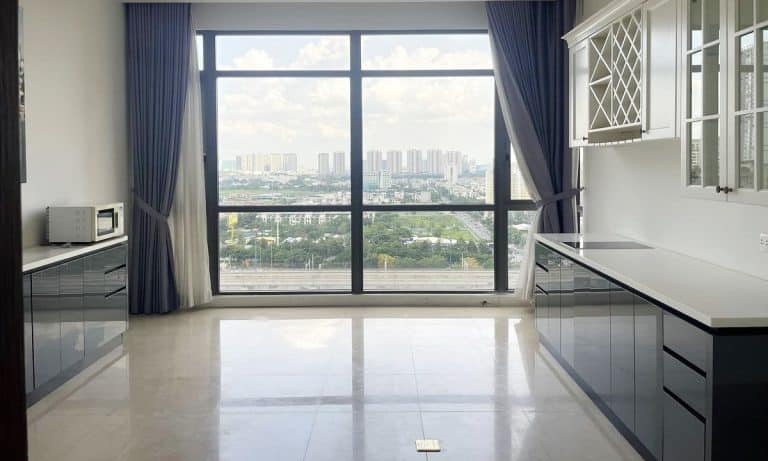 Căn hộ The Nassim Thảo Điền cho thuê 3 phòng ngủ nhà trống view sông đẹp