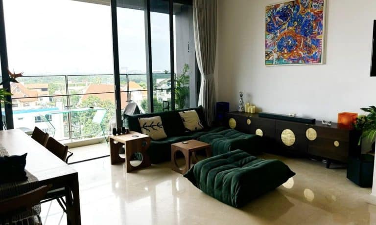 Căn hộ The Nassim Thảo Điền cho thuê 3 phòng ngủ nội thất xịn view sông
