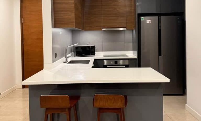 Căn hộ 2 phòng ngủ The Nassim Thảo Điền cho thuê view sông có nội thất