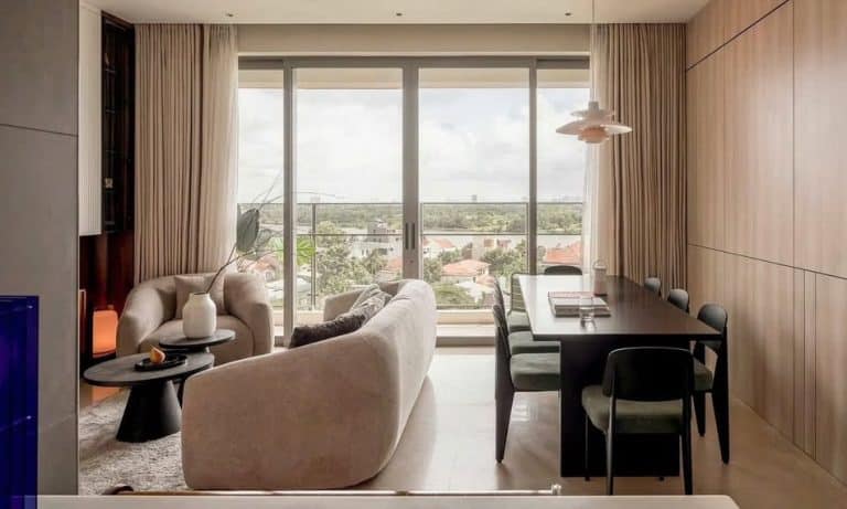 Căn hộ The Nassim Thảo Điền cho thuê 3 phòng ngủ full nội thất view sông