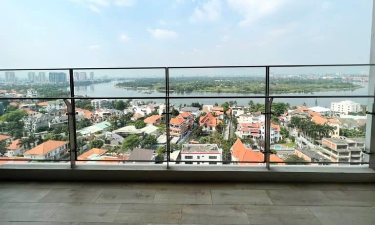 Căn hộ The Nassim cho thuê 3 phòng ngủ nội thất đẹp tầng cao view sông