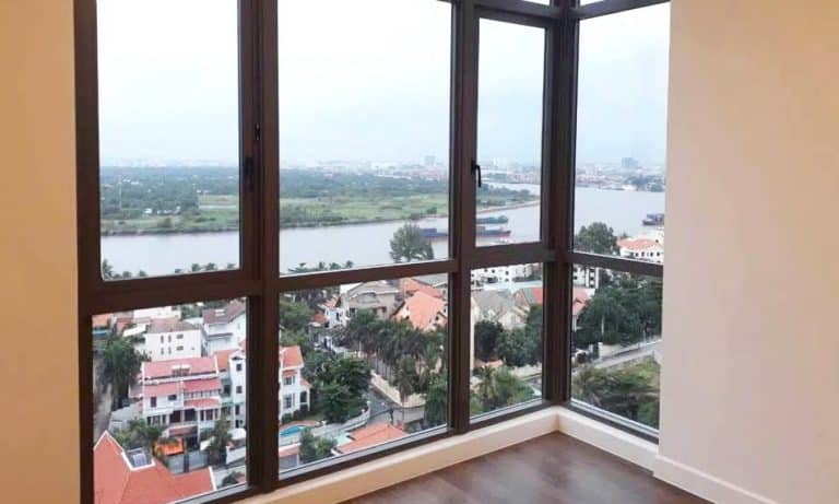 Căn hộ The Nassim Thảo Điền cho thuê 3 phòng ngủ nhà trống view sông