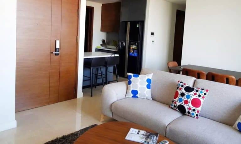 Căn hộ The Nassim cho thuê nội thất hiện đại 3 phòng ngủ rộng view sông