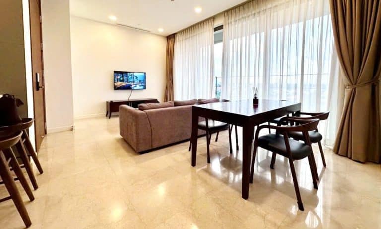 Căn hộ The Nassim Thảo Điền cho thuê 3 phòng ngủ cao cấp view sông mát