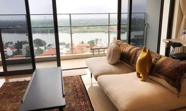 Căn hộ The Nassim Thảo Điền cho thuê 3 phòng ngủ đủ nội thất view sông