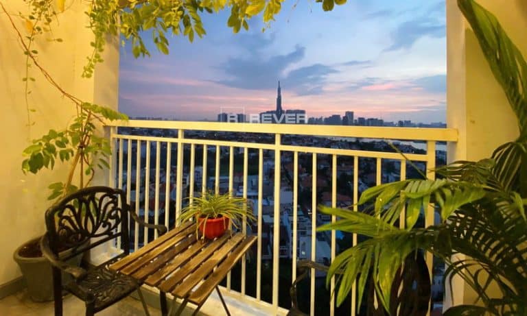 Căn hộ 3 phòng ngủ Tropic Garden cho thuê đầy đủ nội thất xịn view sông