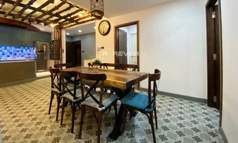 Căn hộ 3 phòng ngủ Tropic Garden cho thuê đầy đủ nội thất xịn view sông