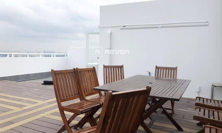 Căn hộ penthouse 4 phòng ngủ Tropic Garden cho thuê sang trọng view sông
