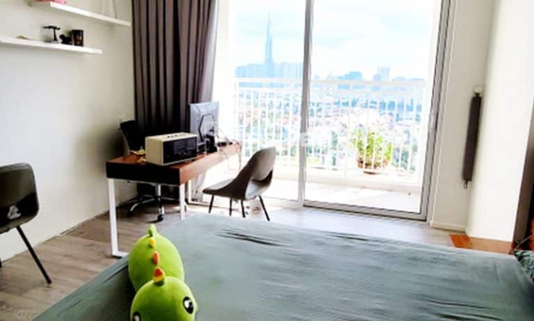 Căn hộ 3 phòng ngủ cao cấp Tropic Garden cho thuê tầng cao view sông