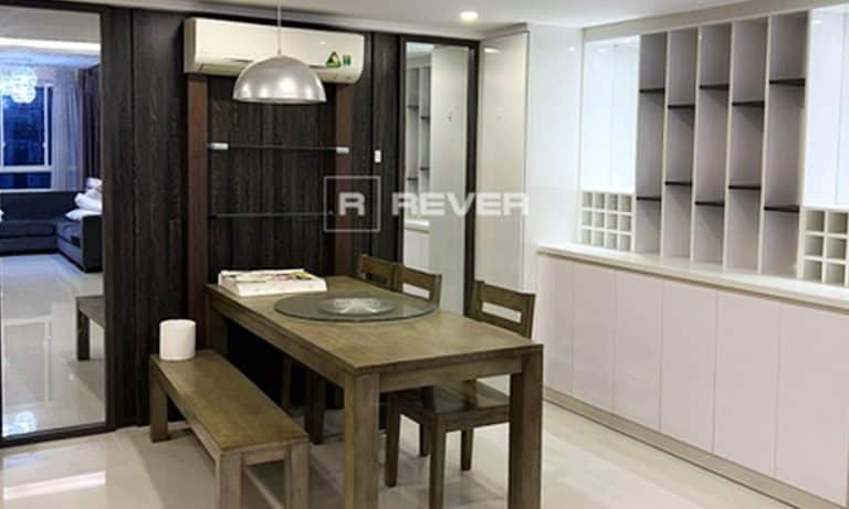 Căn hộ 3 phòng ngủ Tropic Garden cho thuê tầng cao mát nội thất cao cấp