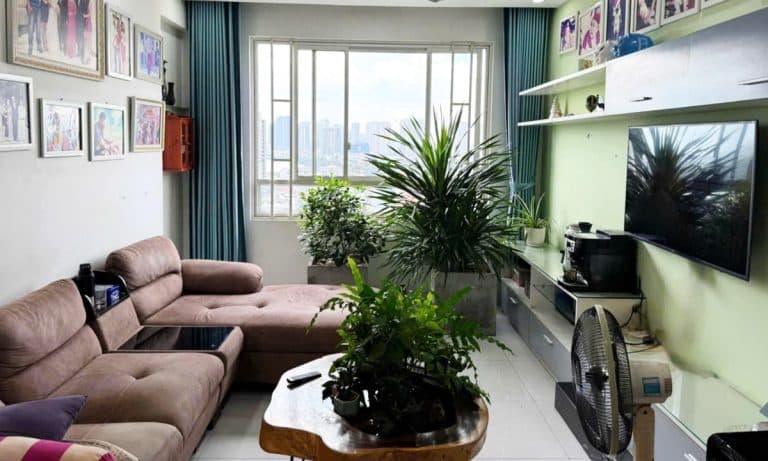 Căn hộ 3 phòng ngủ Tropic Garden cho thuê nội thất tầng trung thoáng mát