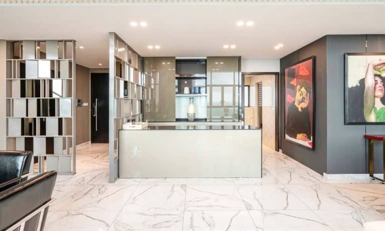 Căn hộ penthouse 6 phòng ngủ The Vista cho thuê view sông nội thất đẹp