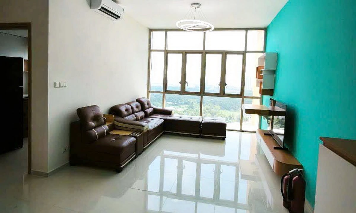 Cho thuê căn hộ The Vista An Phú 2 phòng ngủ đủ nội thất tầng cao thoáng