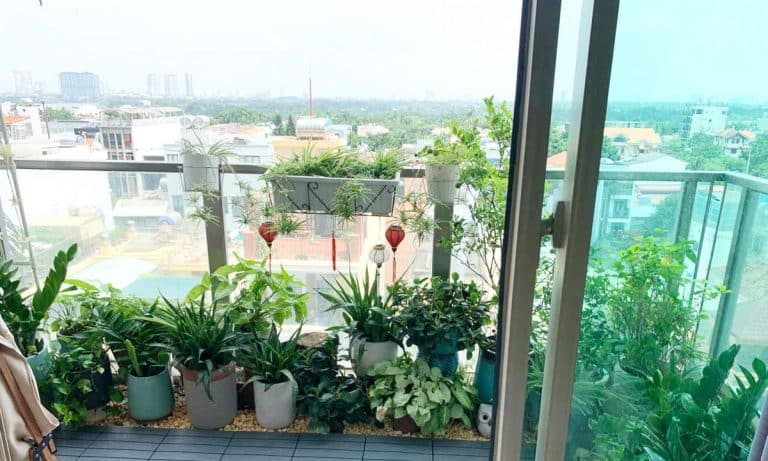 Cho thuê căn hộ The Vista nội thất full view sông 2 phòng ngủ có ban công