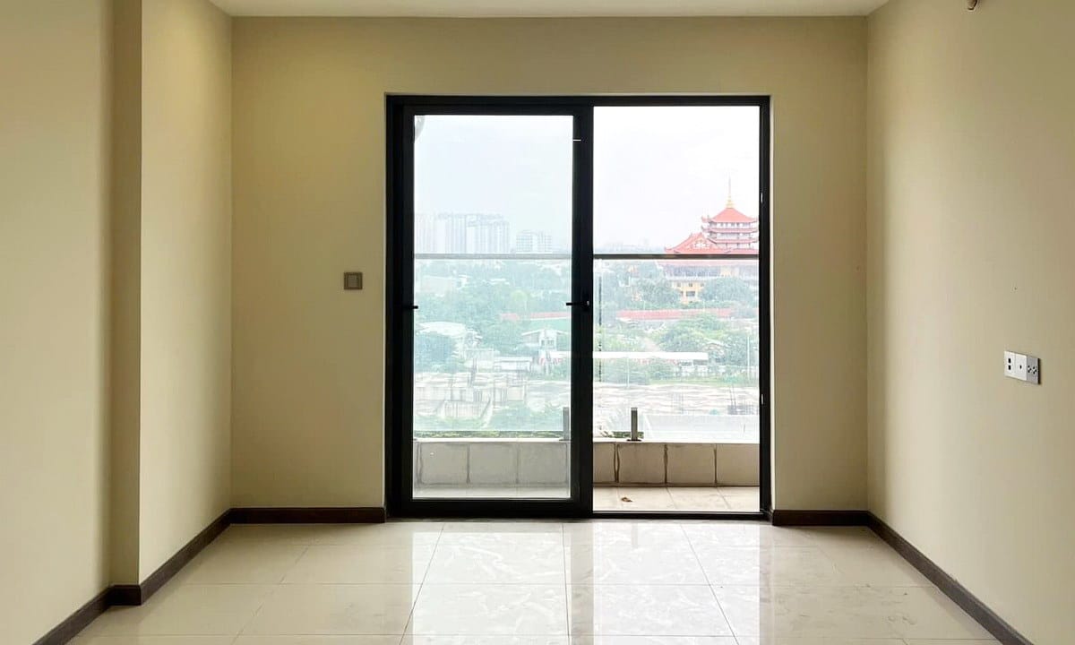 Căn hộ 1 phòng ngủ De Capella cho thuê nội thất cơ bản view thoáng mát