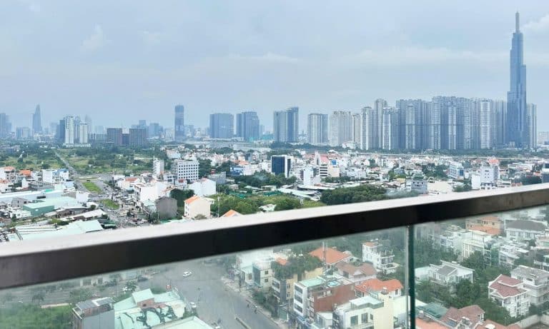 Căn hộ 1 phòng ngủ De Capella cho thuê nội thất cơ bản view thoáng mát