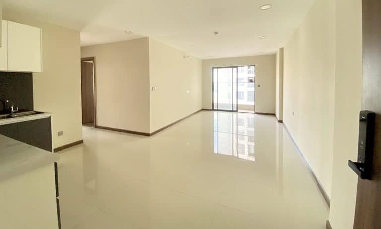 Cho thuê căn hộ 3 phòng ngủ De Capella tầng cao nhà trống giá rất tốt